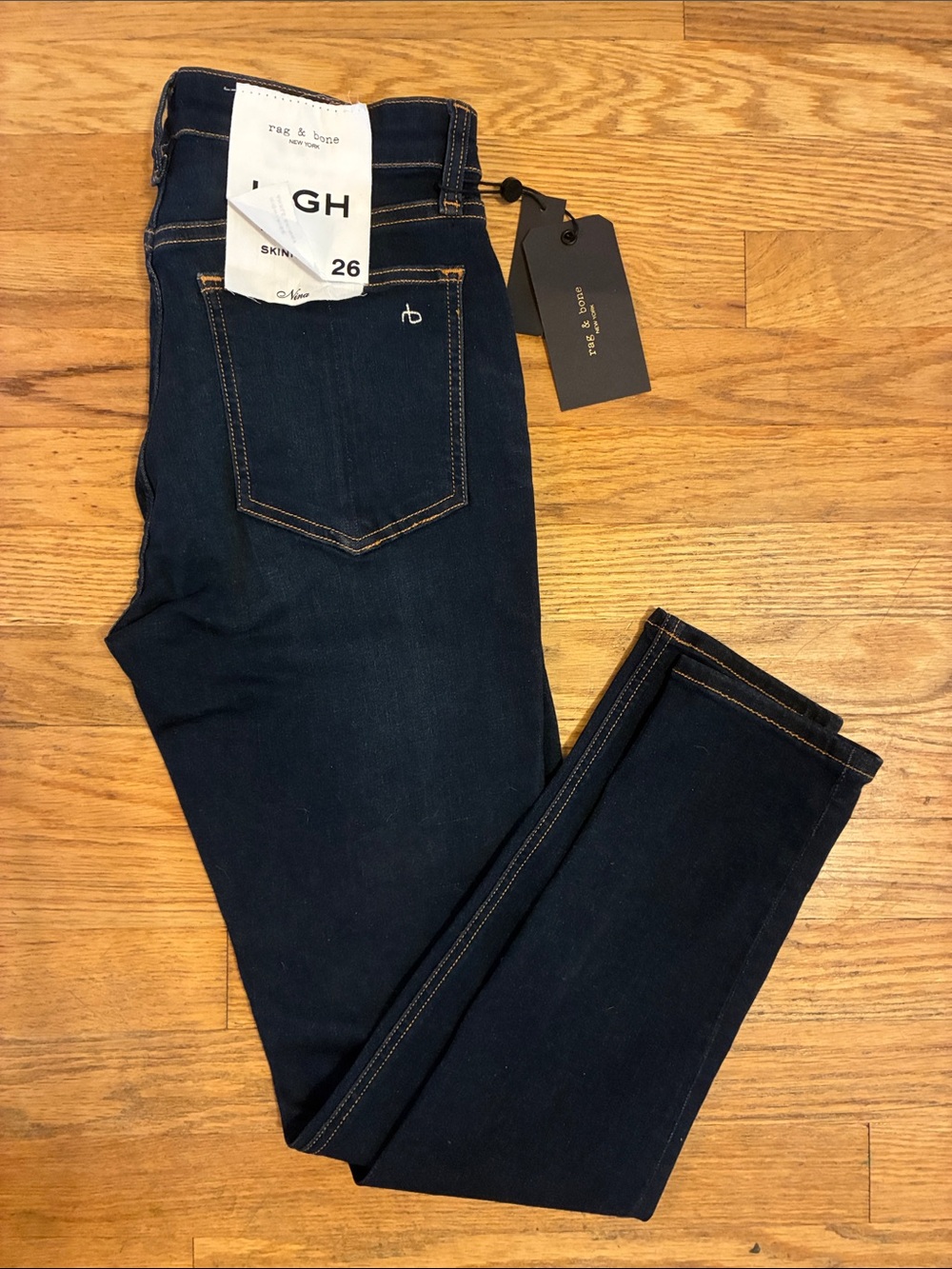 NWT Rag & Bone Nina High-Rise Ankle Skinny